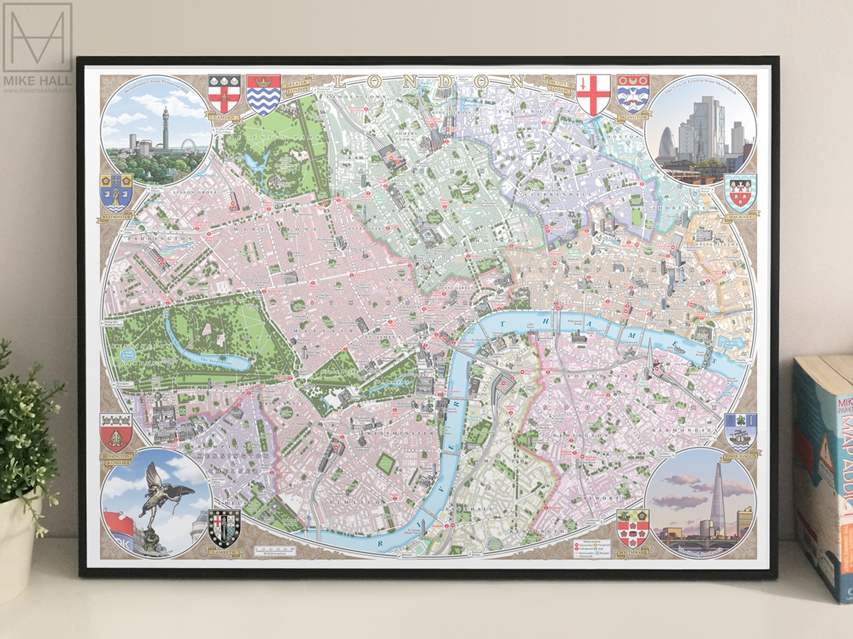 London Attractions Map Printable