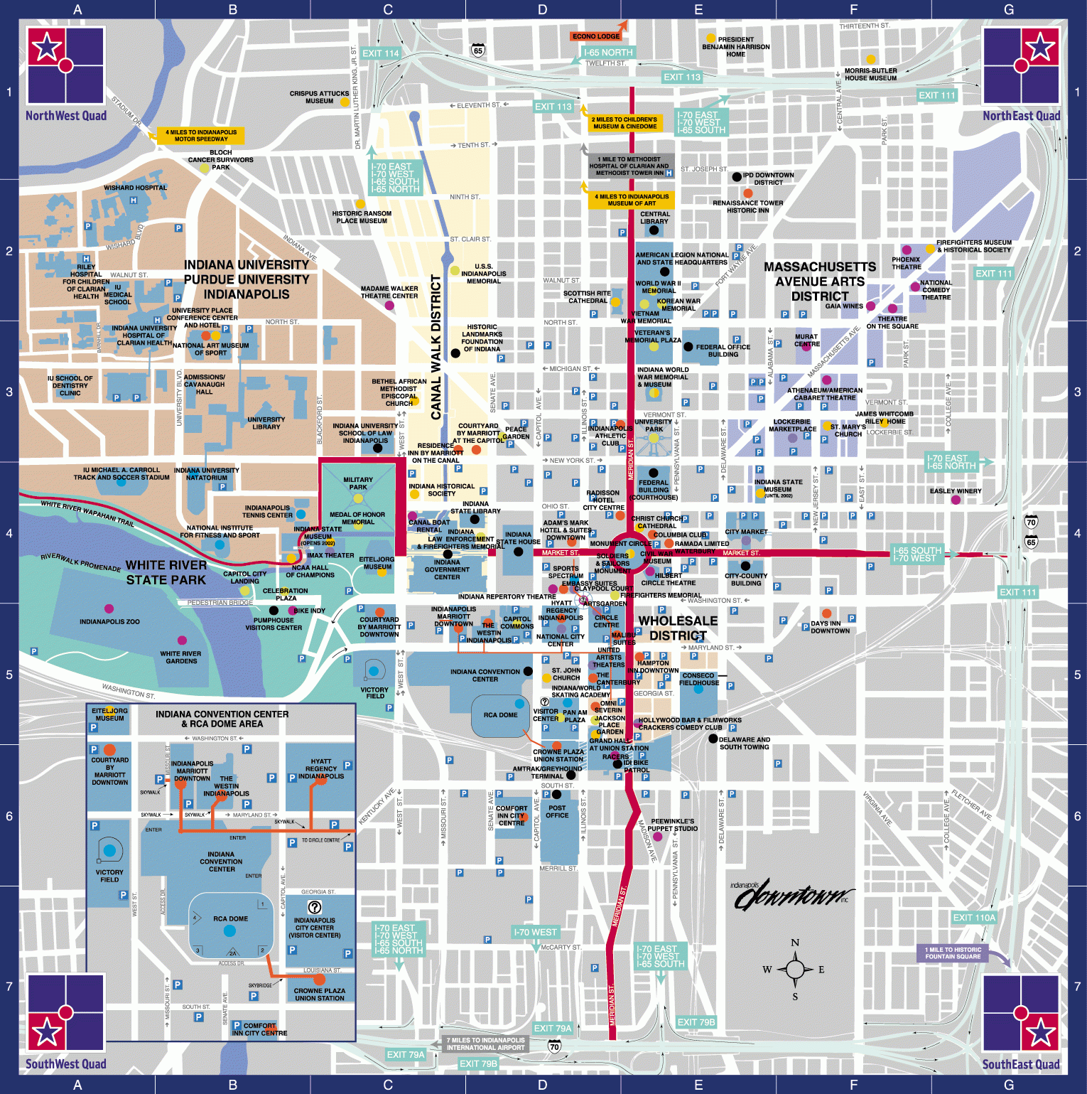 Indianapolis Indiana United States Street Map Outline For Worksheets Library