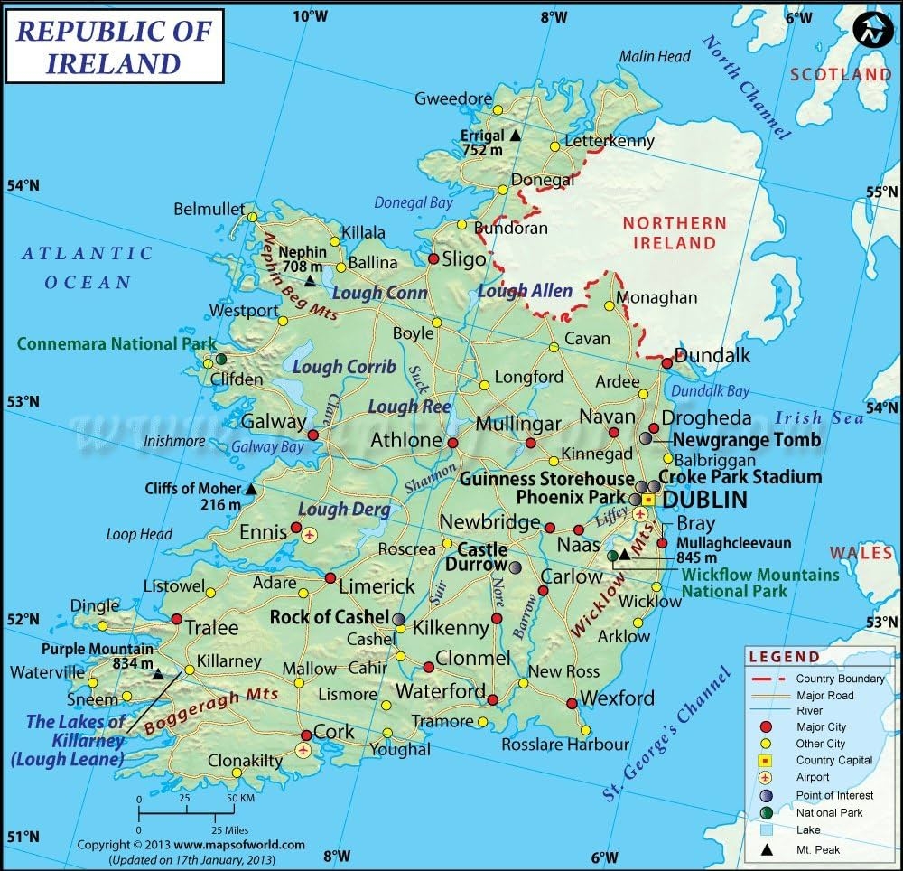 Ireland Map 48