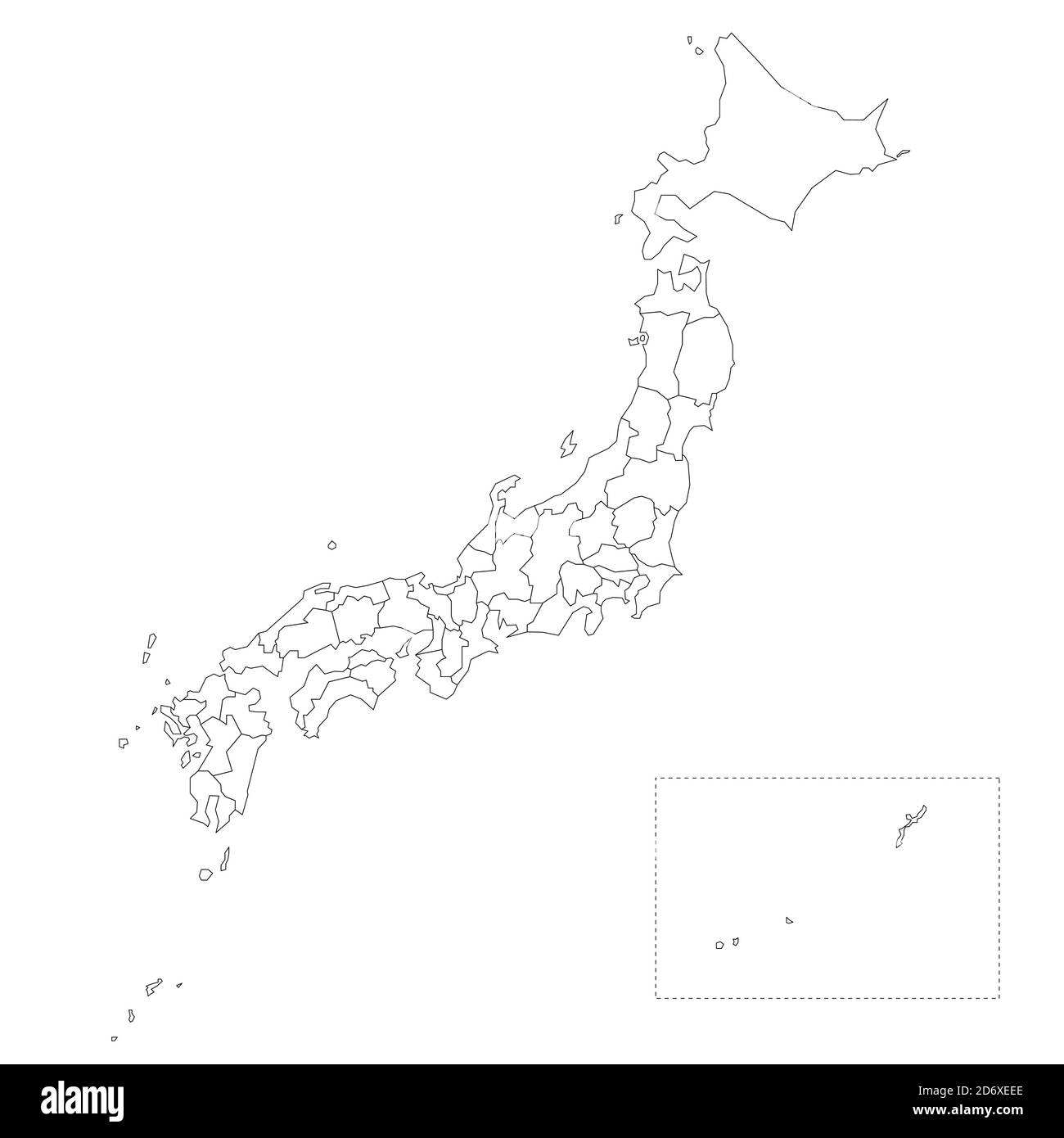 Free Blank Printable Map Of Japan
