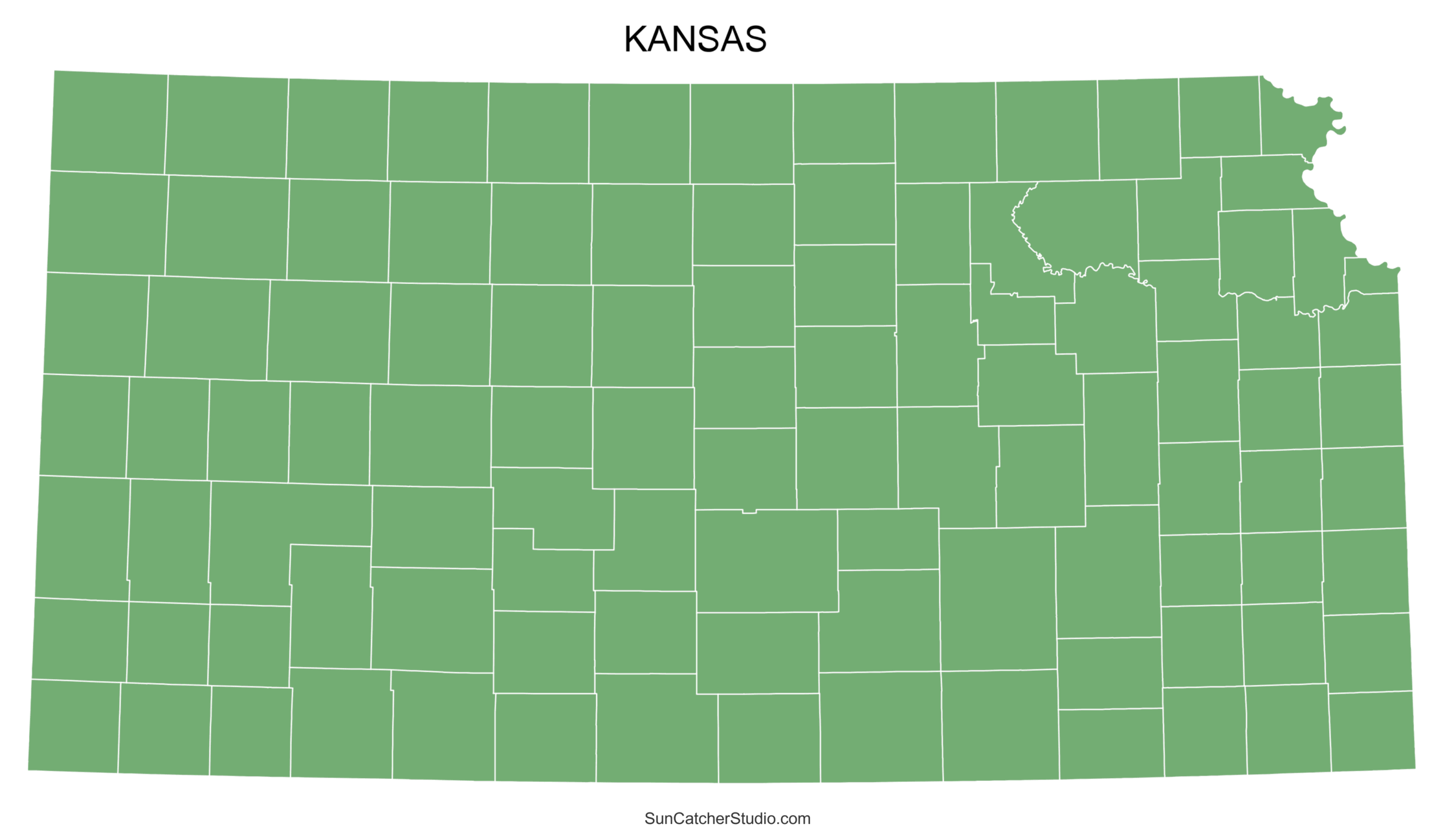 Kansas County Map Printable State Map With County Lines Free Printables Monograms Design Tools Patterns U0026 DIY Projects