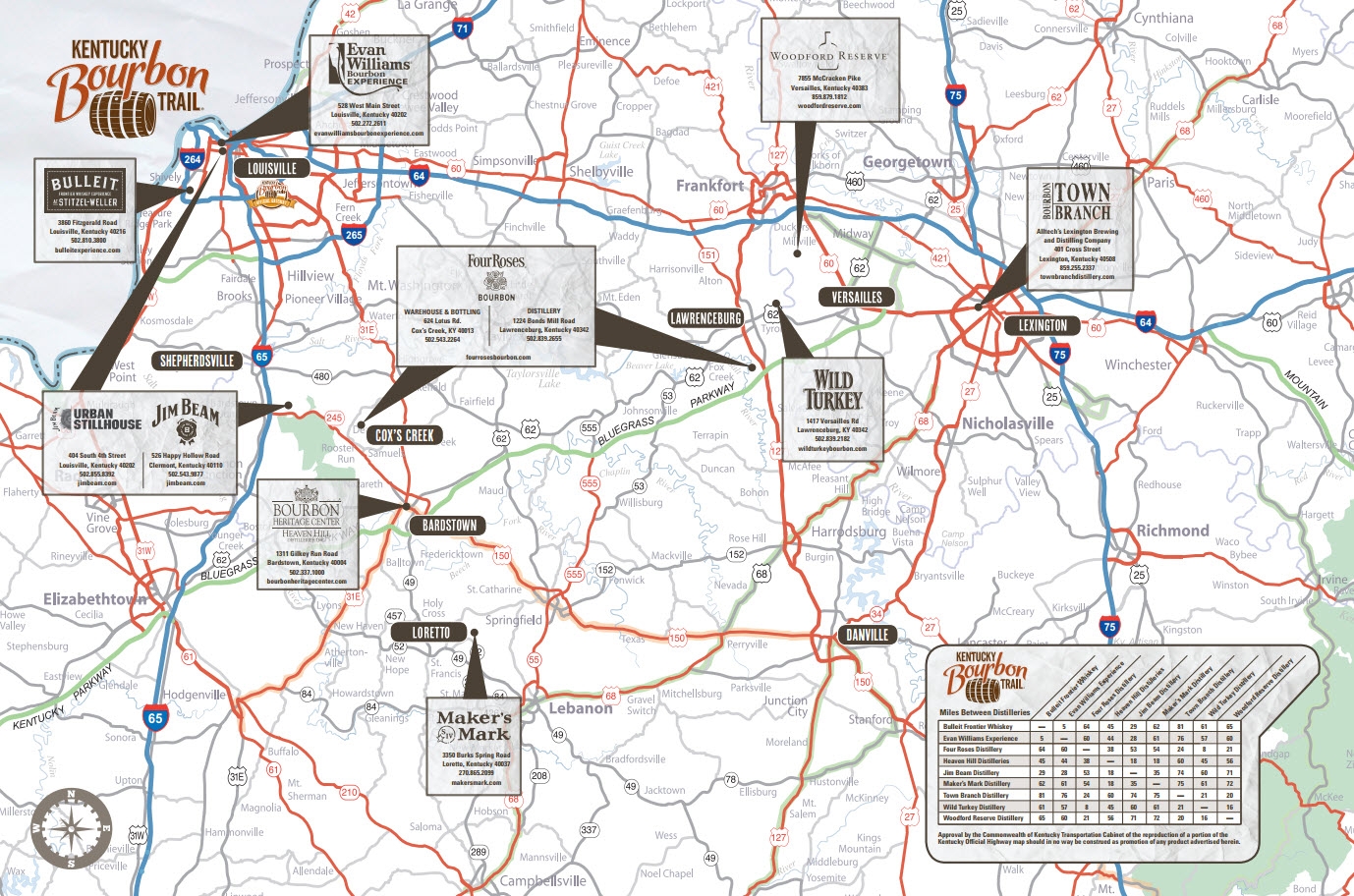 Kentucky Bourbon Trail Cup Runneth Over Exceeding 1 Million Visits In 2016 Distillery Trail