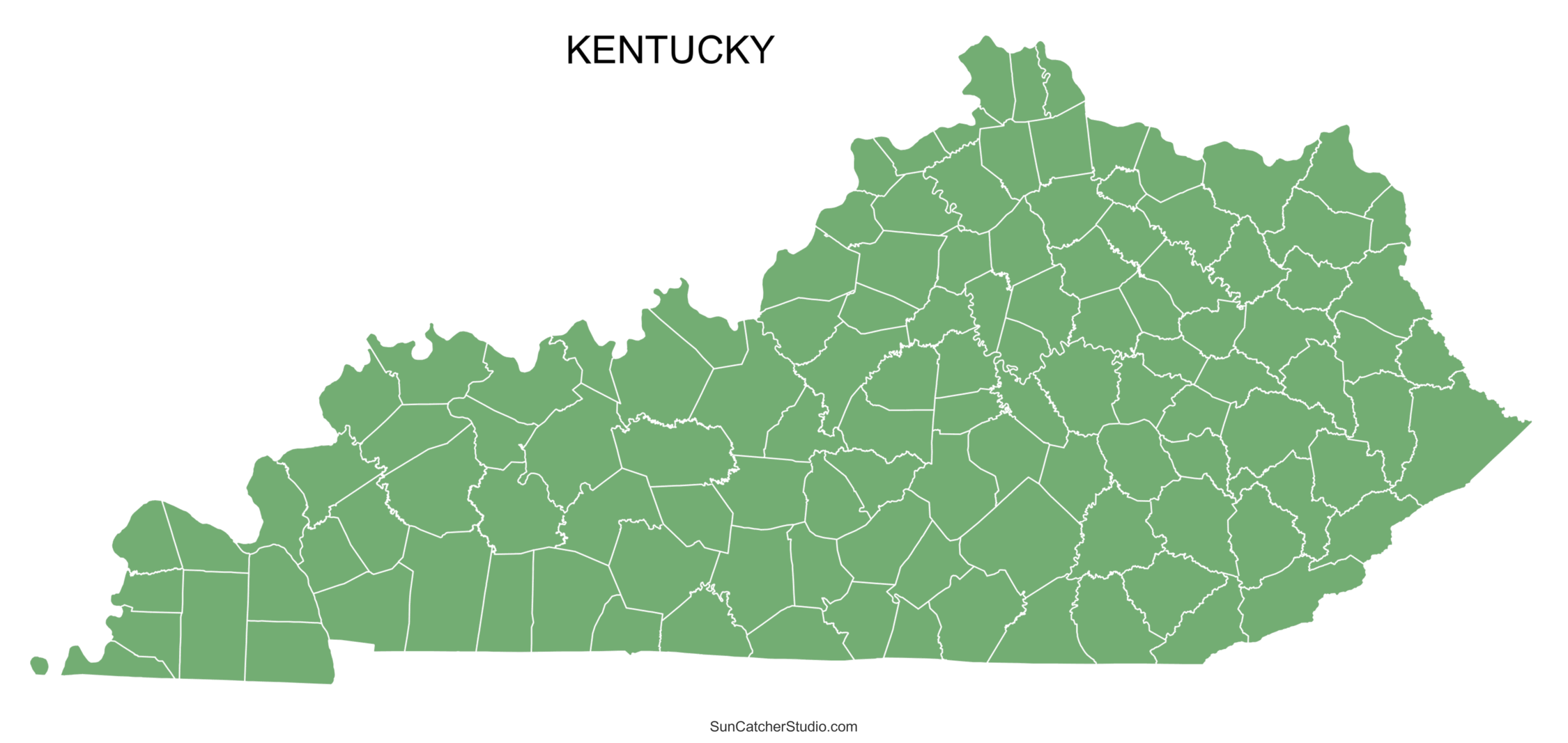 Kentucky County Map Printable State Map With County Lines Free Printables Monograms Design Tools Patterns U0026 DIY Projects