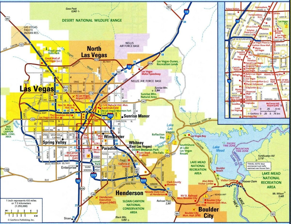 Printable Vegas Map