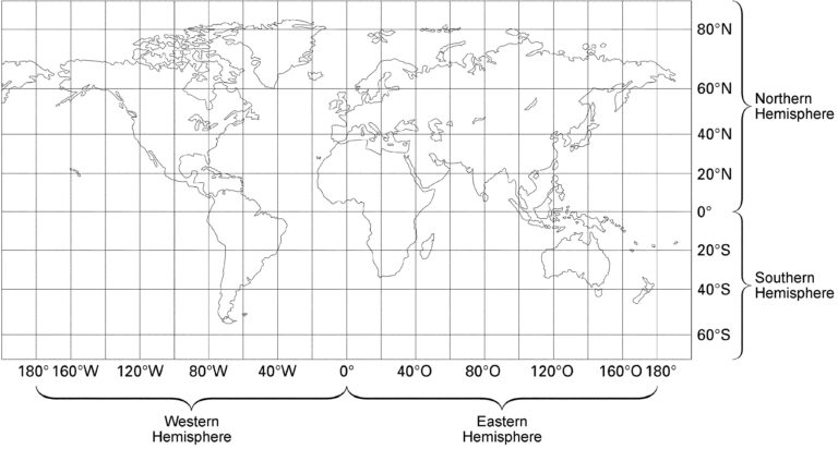 Latitude And Longitude Blank World Map With Lines Furlongs Me At Worksheets Library