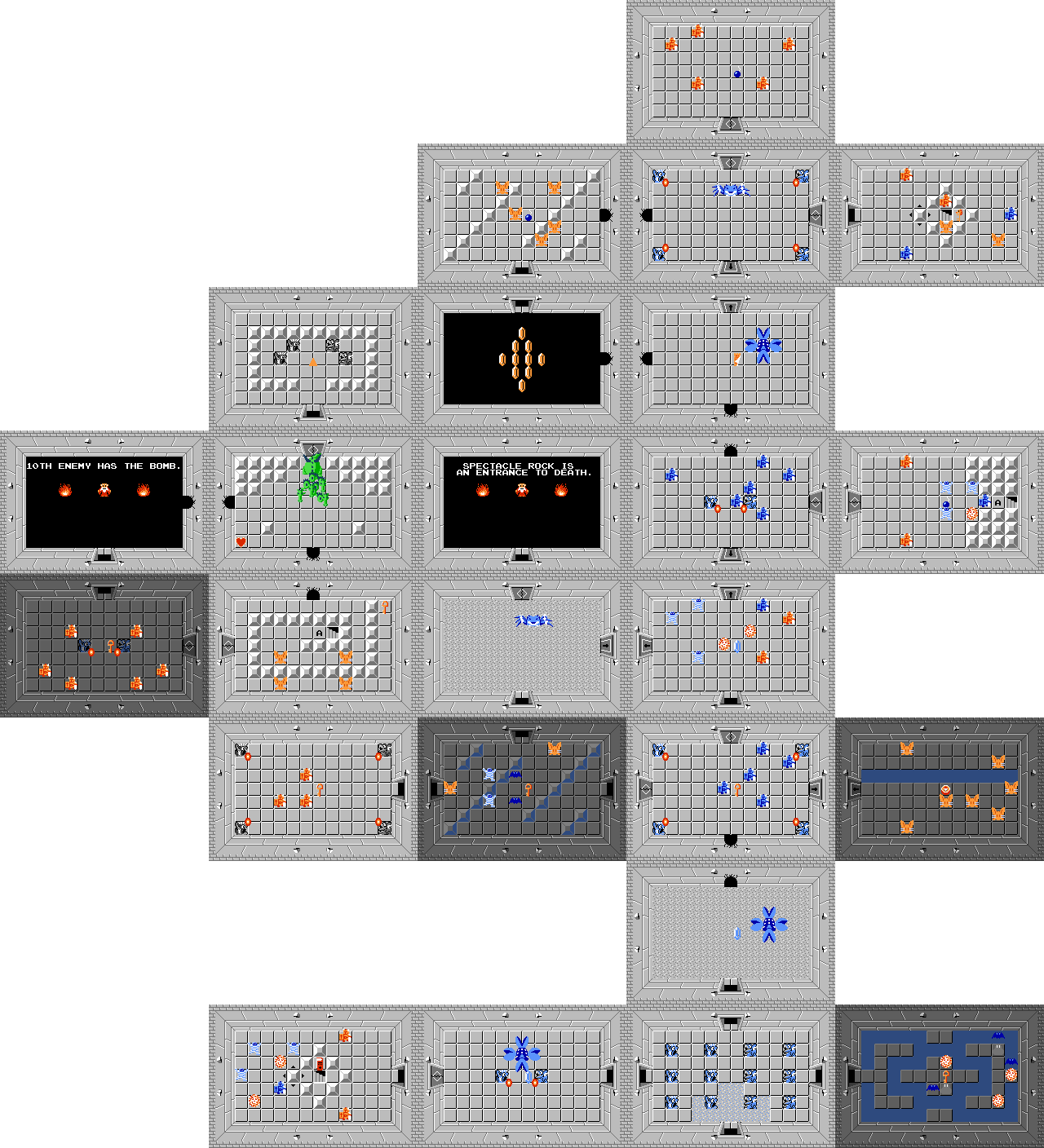 Printable Zelda Map