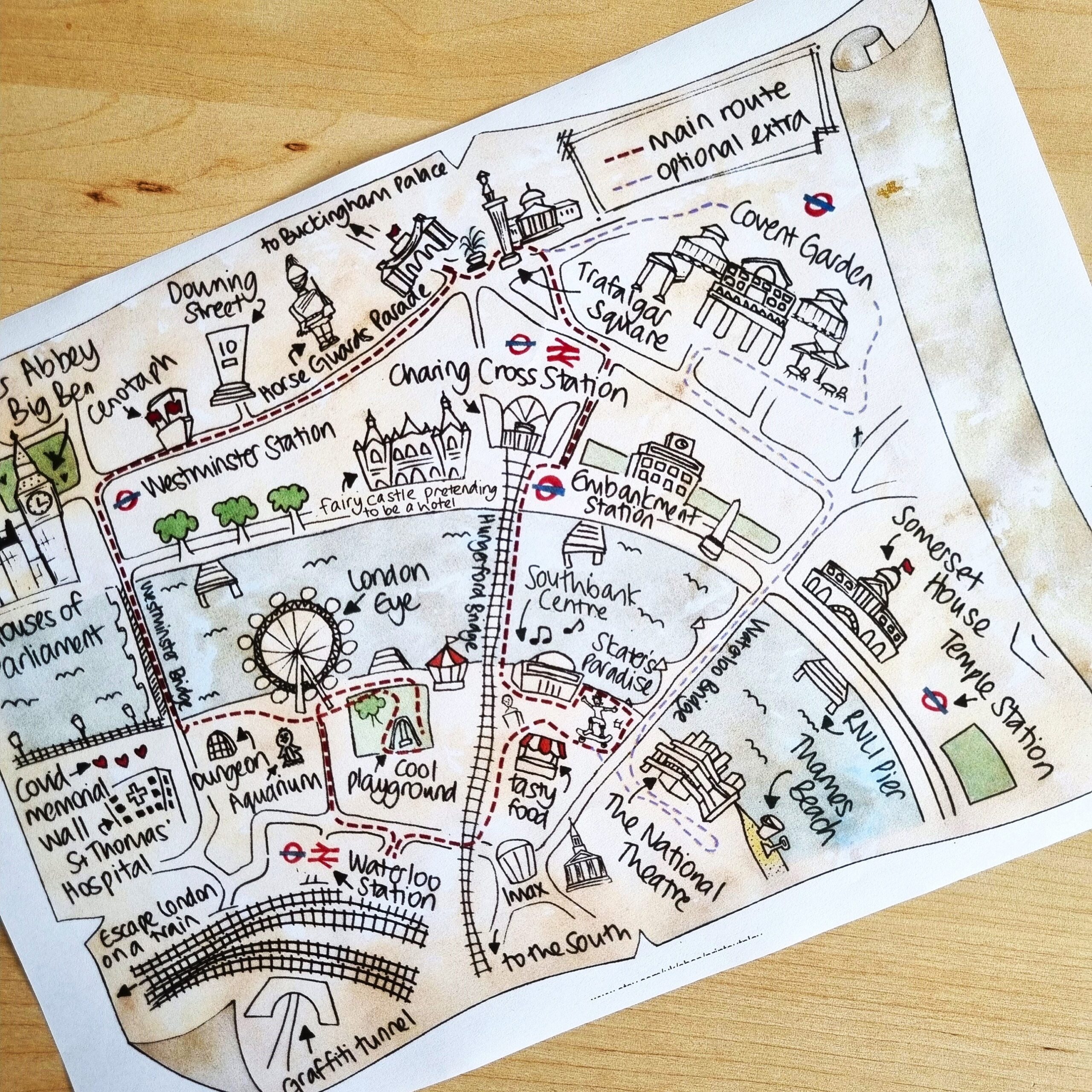 Printable London Sightseeing Map