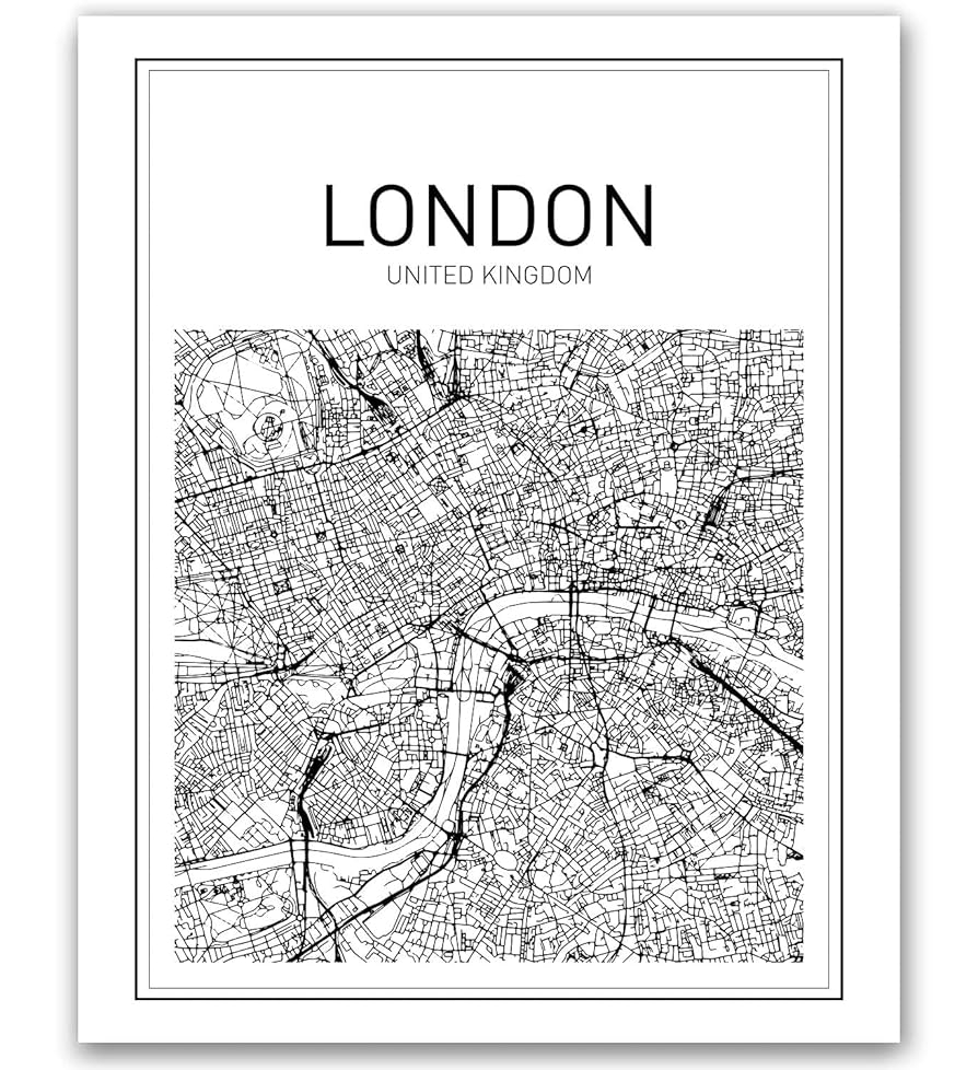 Printable Map Of London Uk