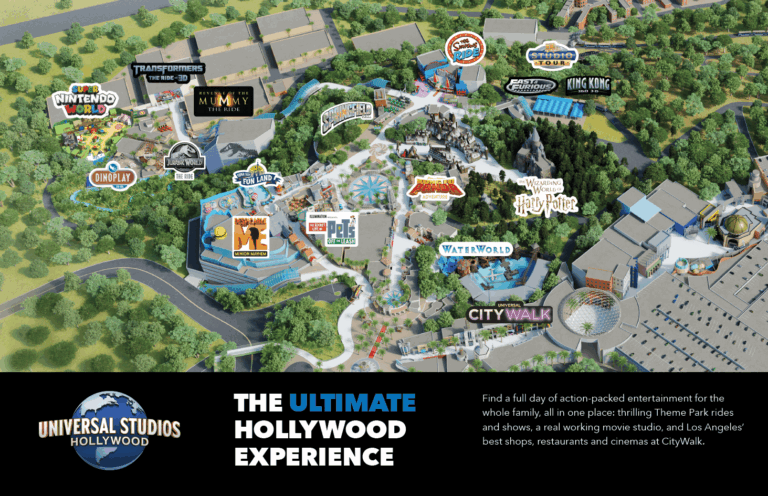 Looking For A Universal Studios Hollywood Map We Got You