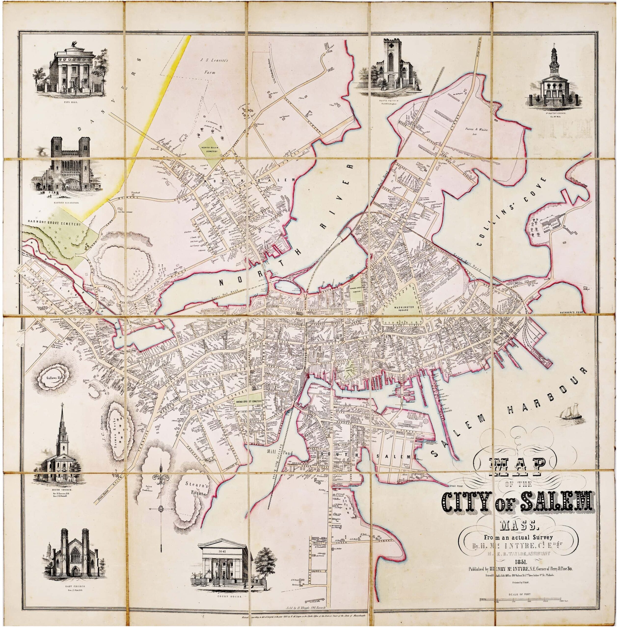 Printable Map Of Salem Ma