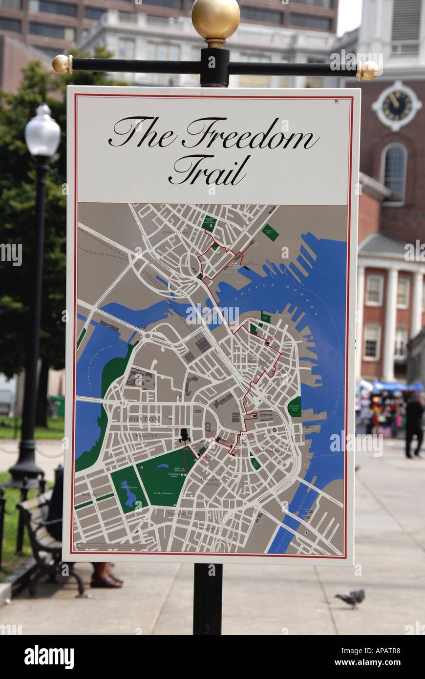 Printable Map Of Boston Freedom Trail