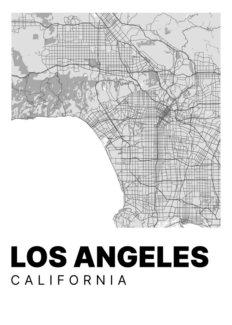 Printable Map Of Los Angeles
