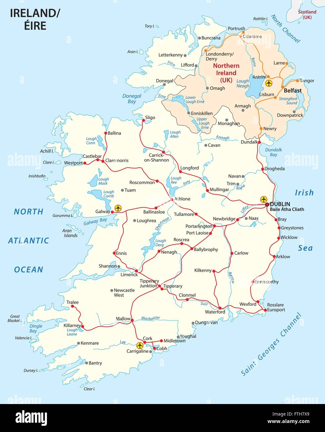 Printable Maps Of Ireland