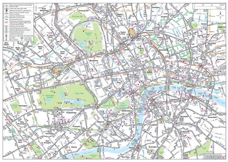 Map Of London Bus U0026 Night Bus Stations U0026 Lines