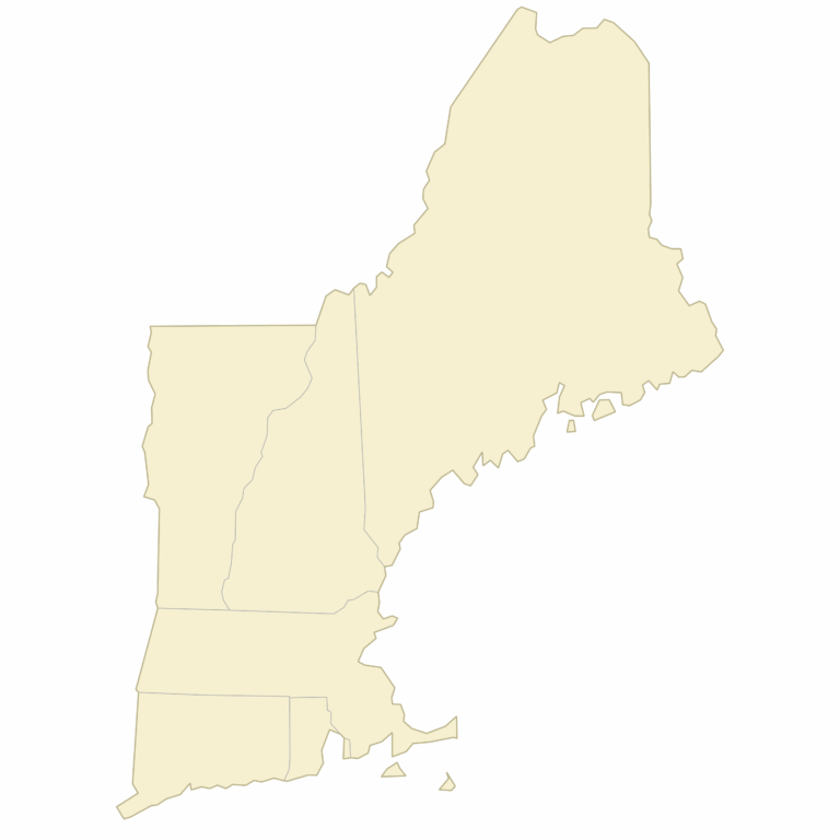Map Of New England States Ultimaps
