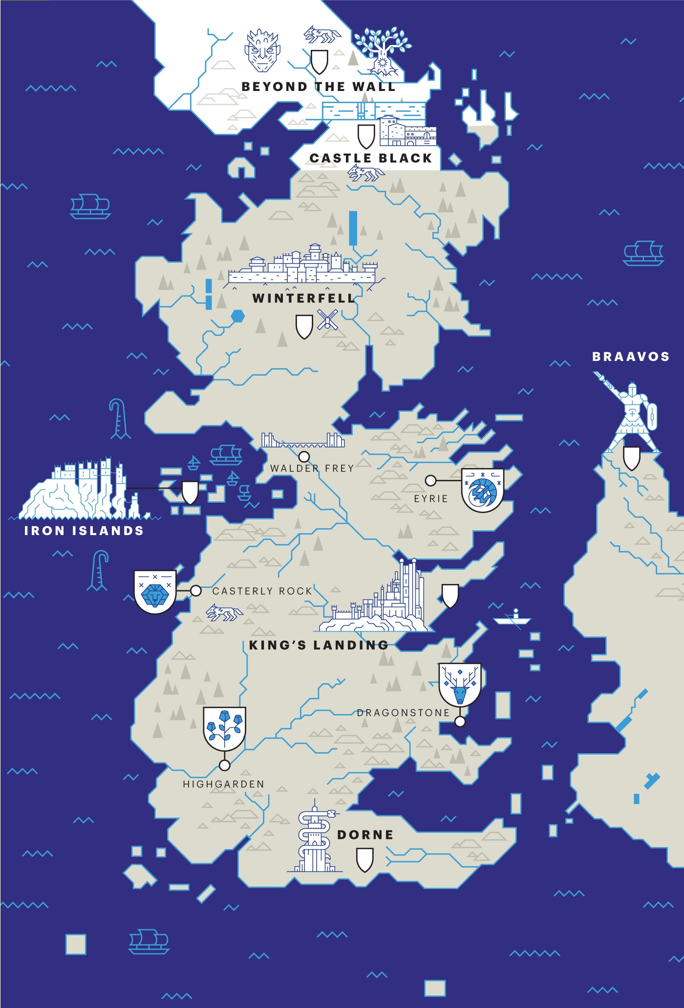 Map Of Westeros Game Of Thrones By ZalringDA On DeviantArt 