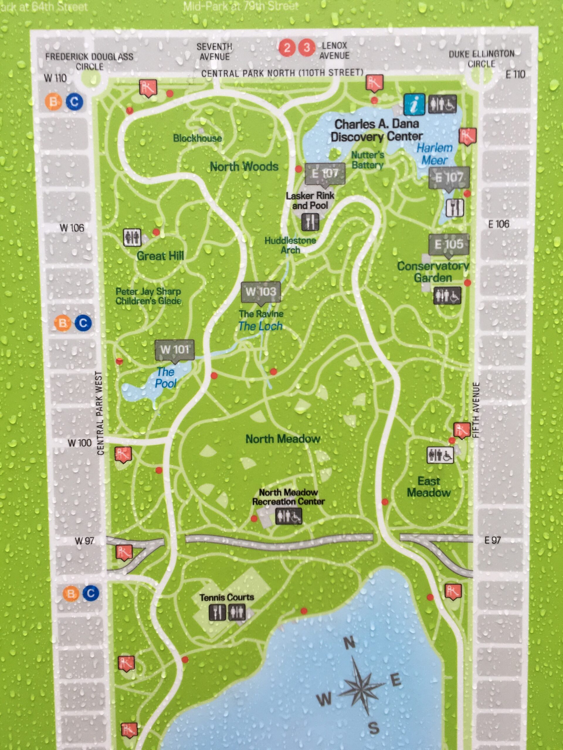 Printable Map Of Central Park