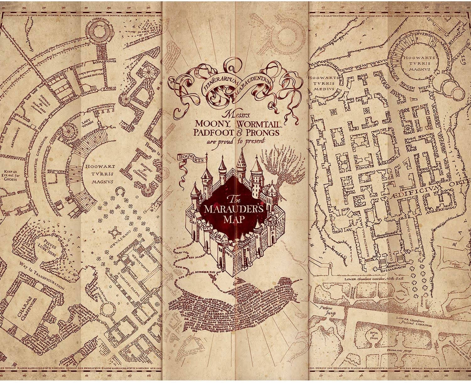 Printable Marauders Map