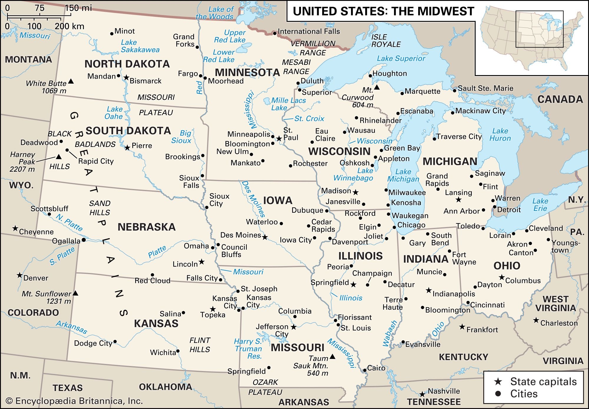 Midwest History States Map Culture U0026 Facts Britannica