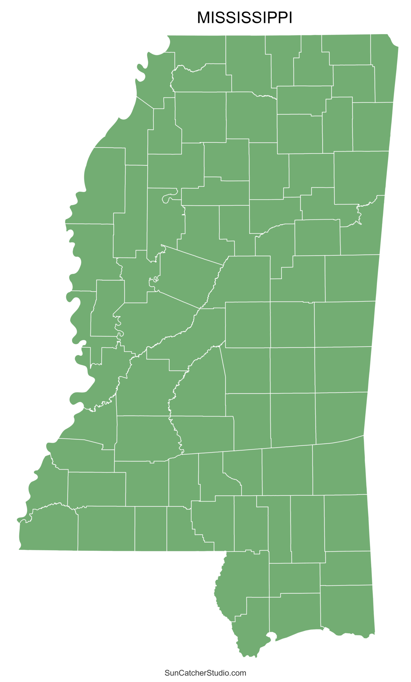 Mississippi County Map Printable State Map With County Lines Free Printables Monograms Design Tools Patterns U0026 DIY Projects