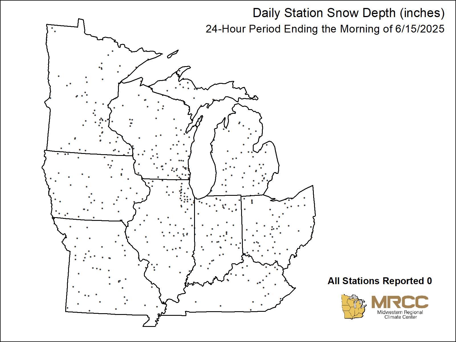 MRCC Midwestern Climate Watch Daily Maps