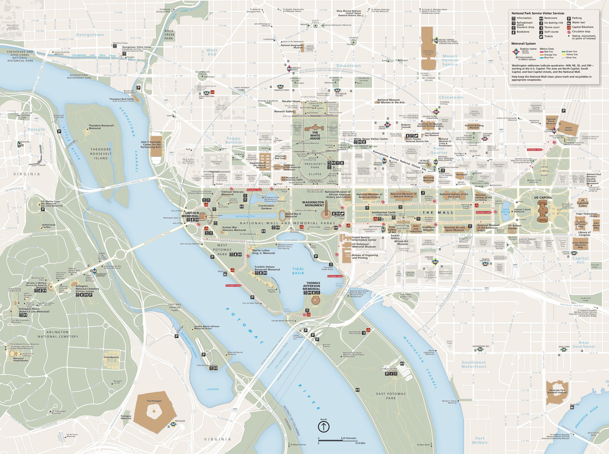 National Mall Maps NPMaps Just Free Maps Period 
