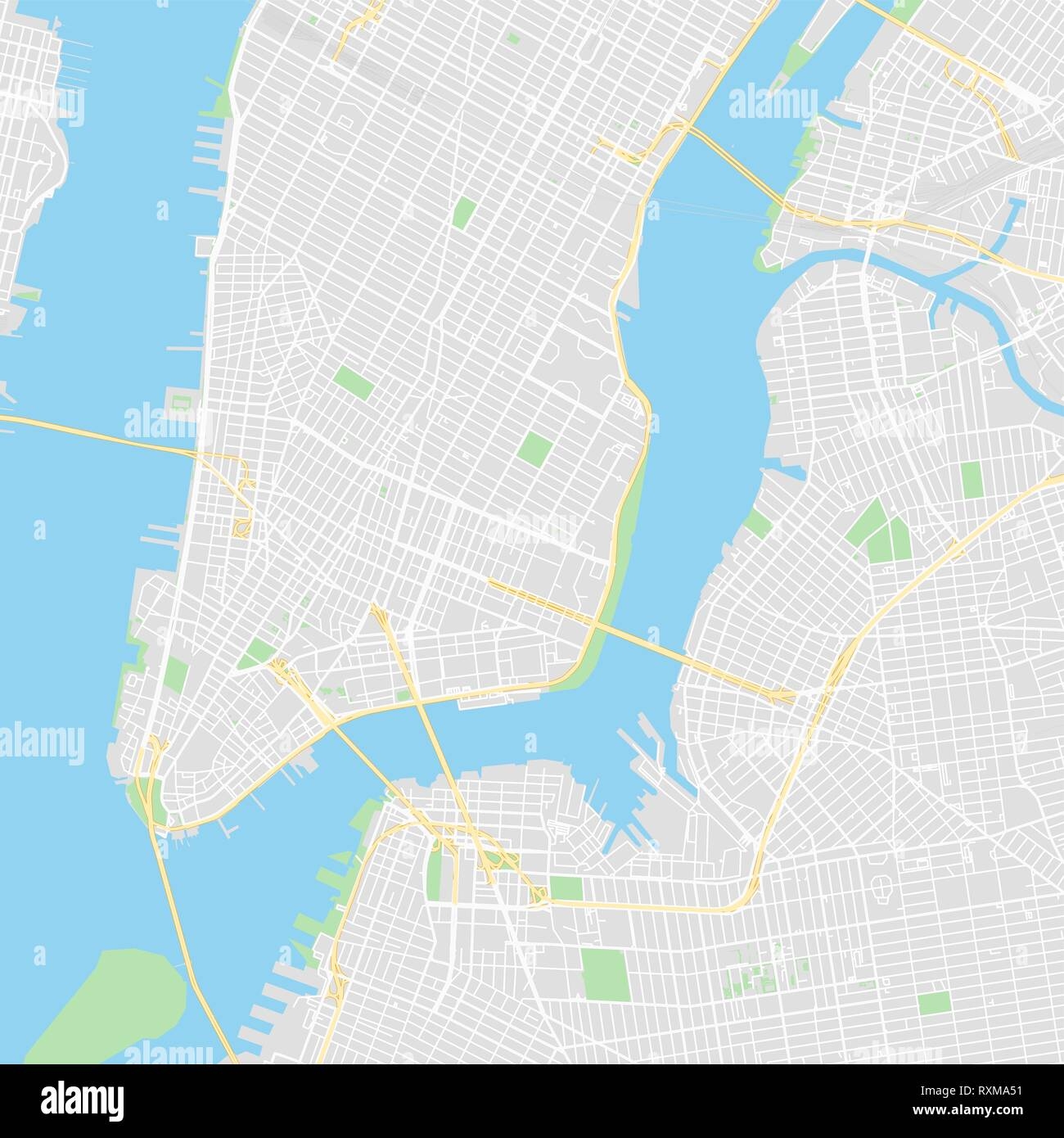 New York City Street Map Hi res Stock Photography And Images Alamy