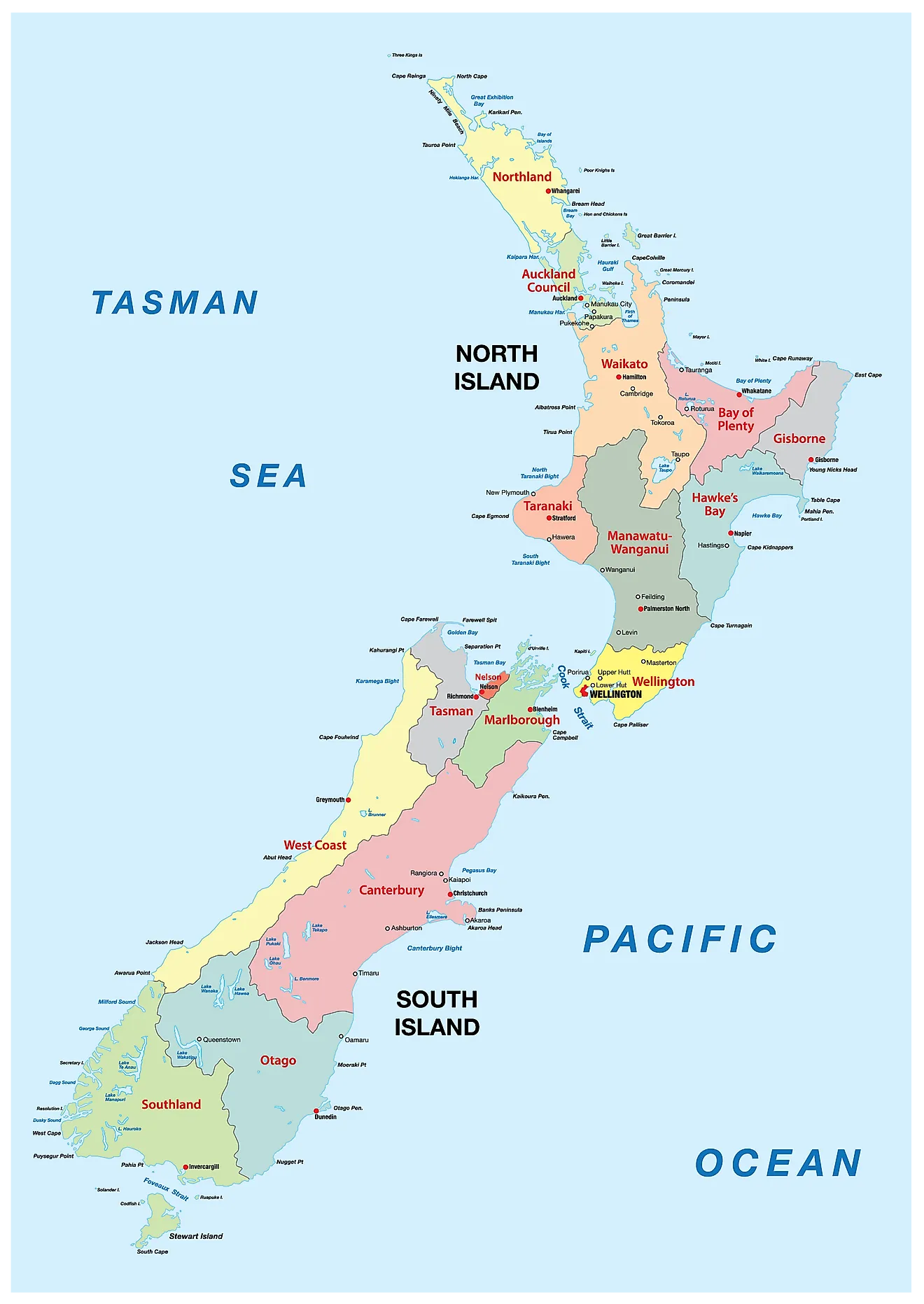 New Zealand Maps U0026 Facts World Atlas