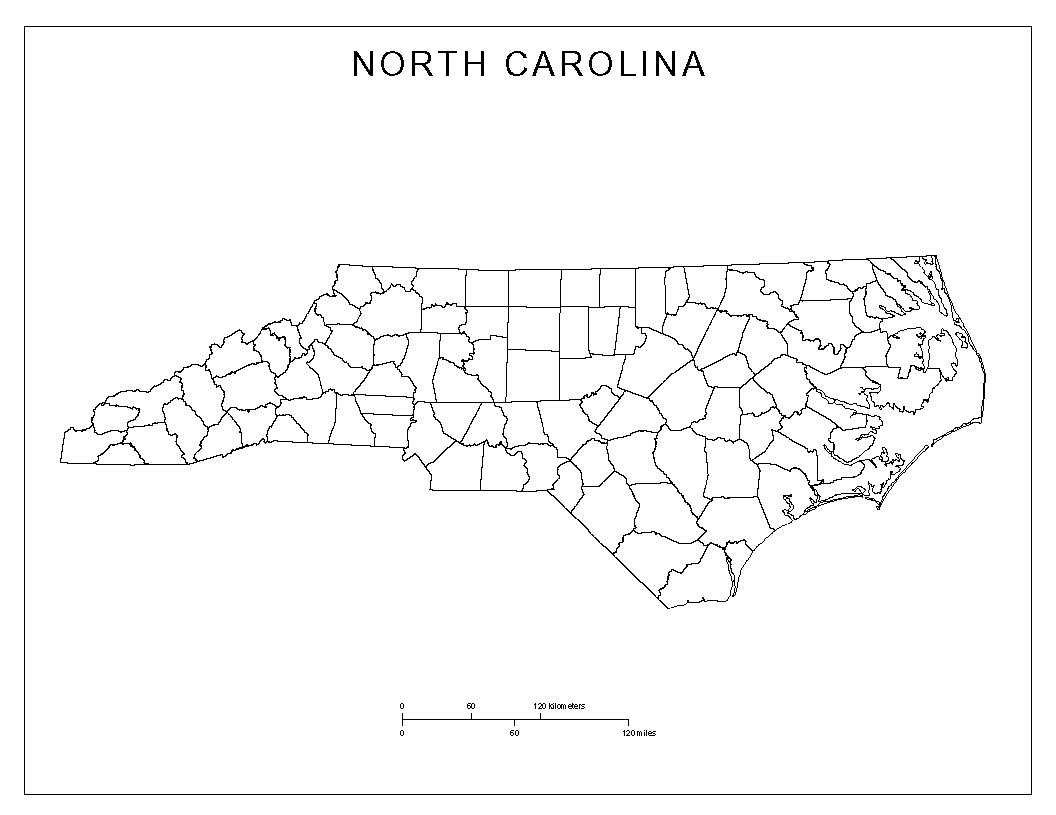 Printable Nc County Map