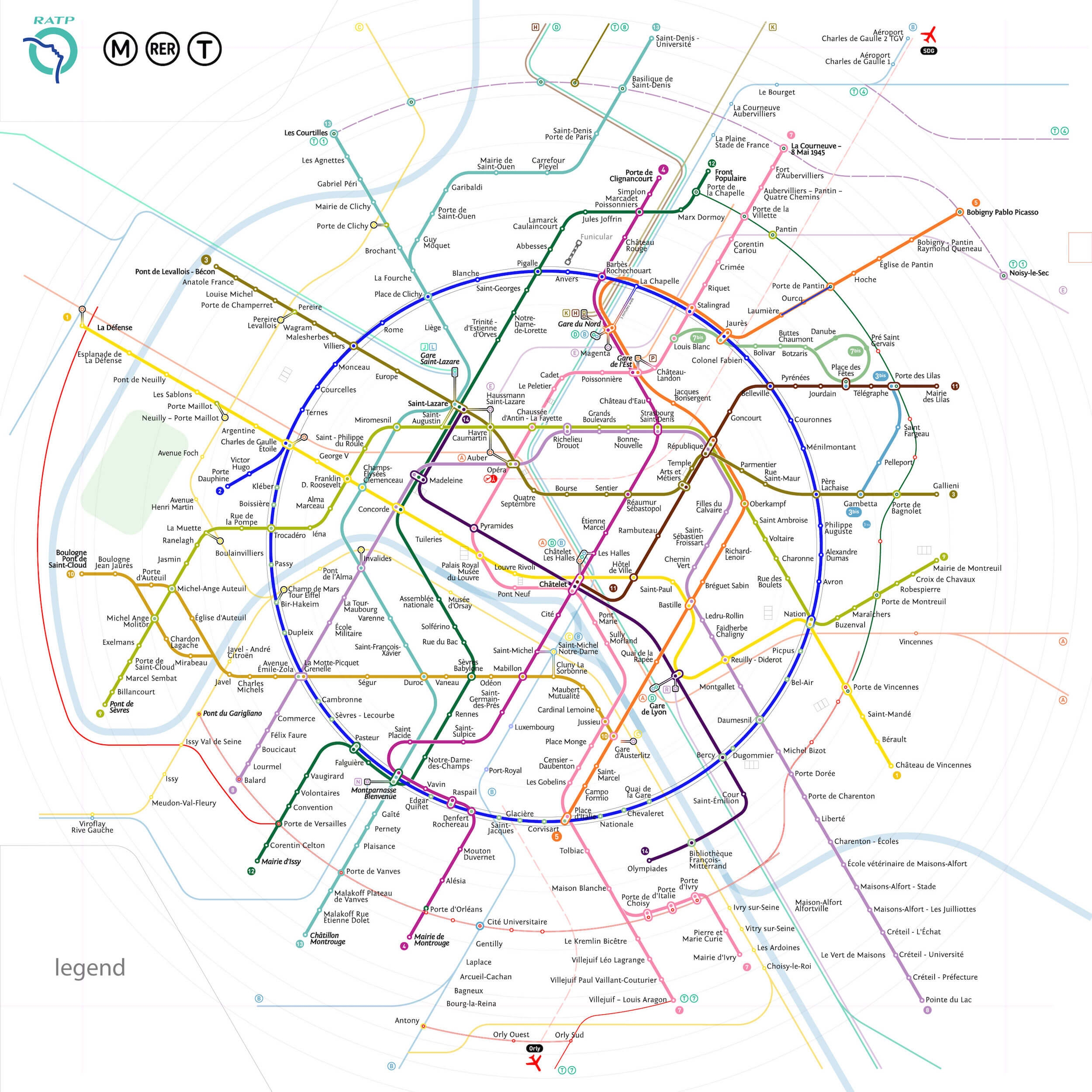 Paris Metro Map The Redesign Smashing Magazine