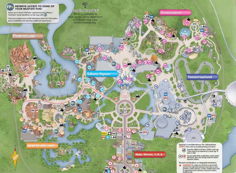 PHOTOS New Magic Kingdom Guide Map Shows Changes To The Hub Area Worksheets Library