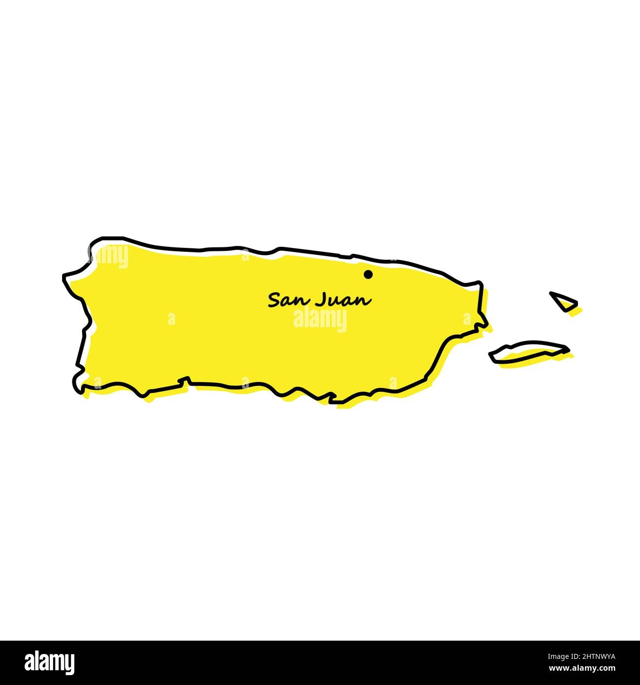 Puerto Rico Map Printable