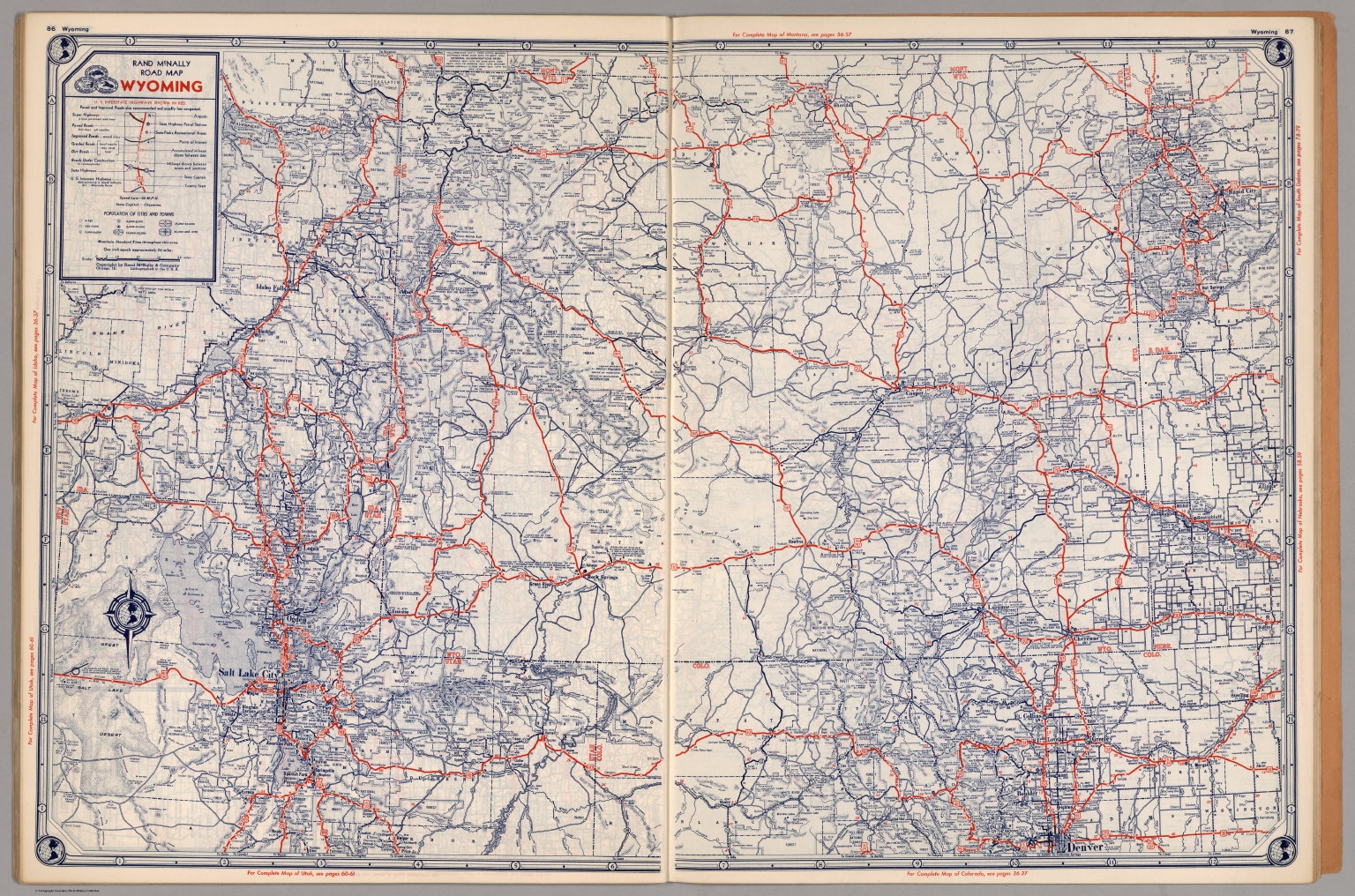 Printable Road Map Of Wyoming