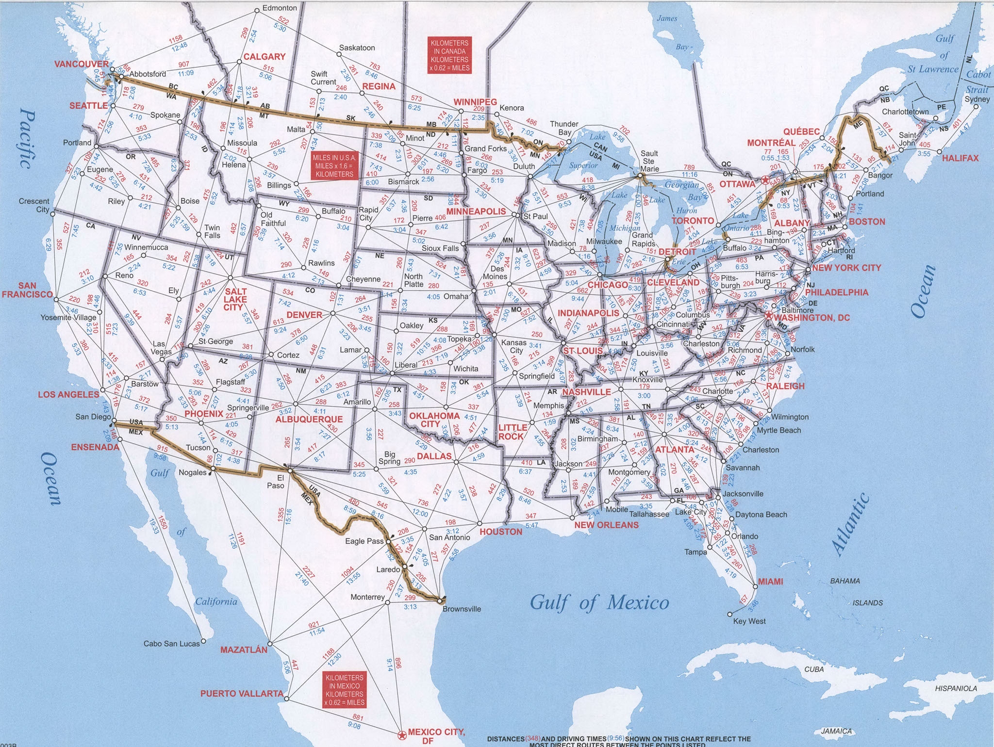 Printable Us Road Map