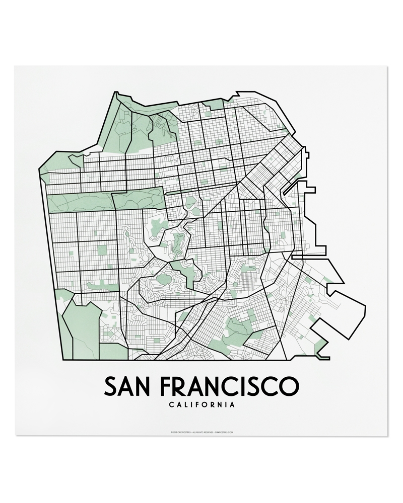 Map Of San Francisco Printable