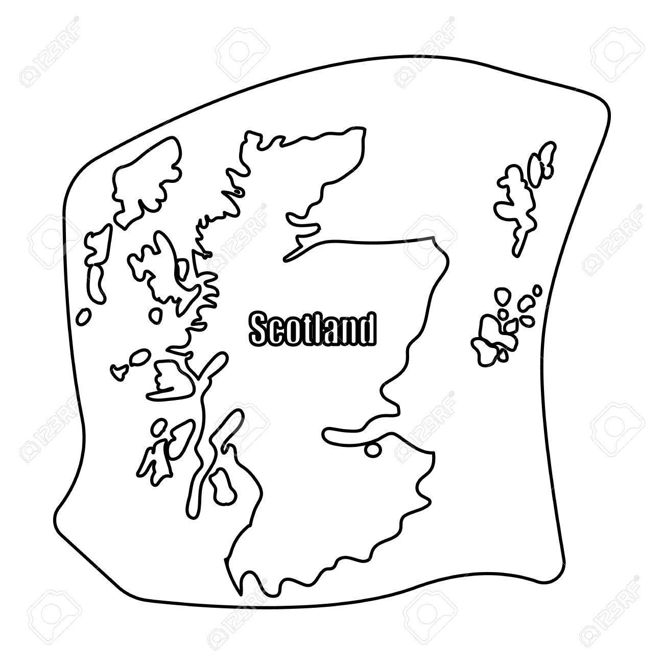 Scotland The Map Scotland Is A Country On The World Map Scotland Single Icon In Outline Style Vector Symbol Stock Illustration Royalty Free SVG Cliparts Vectors And Stock Illustration Image 74243510 