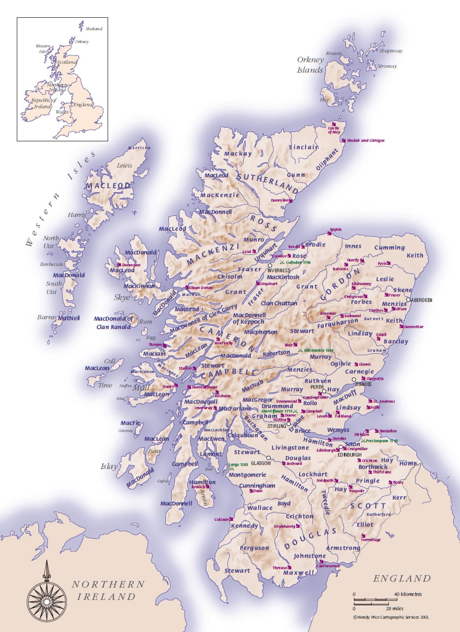 Printable Map Of Scotland Pdf