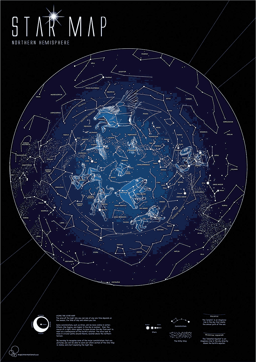 Printable Constellation Map