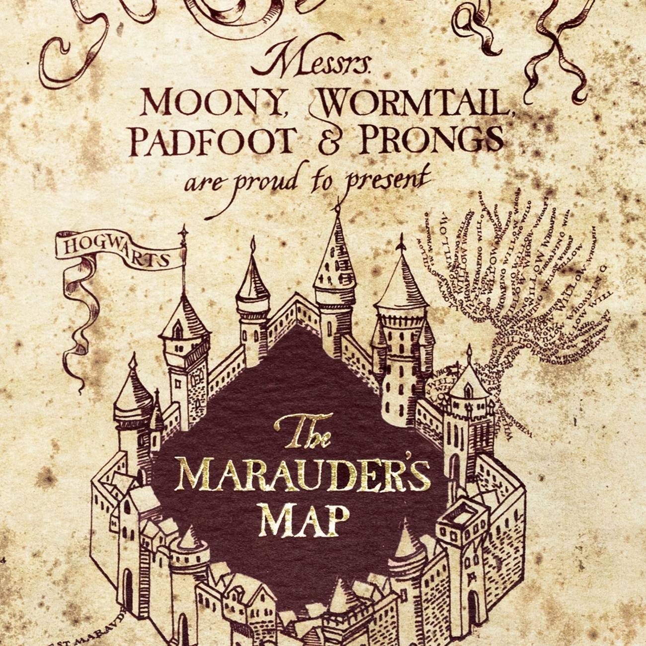 The Marauder s Map Cover Design From The Marauder s Map MinaLima