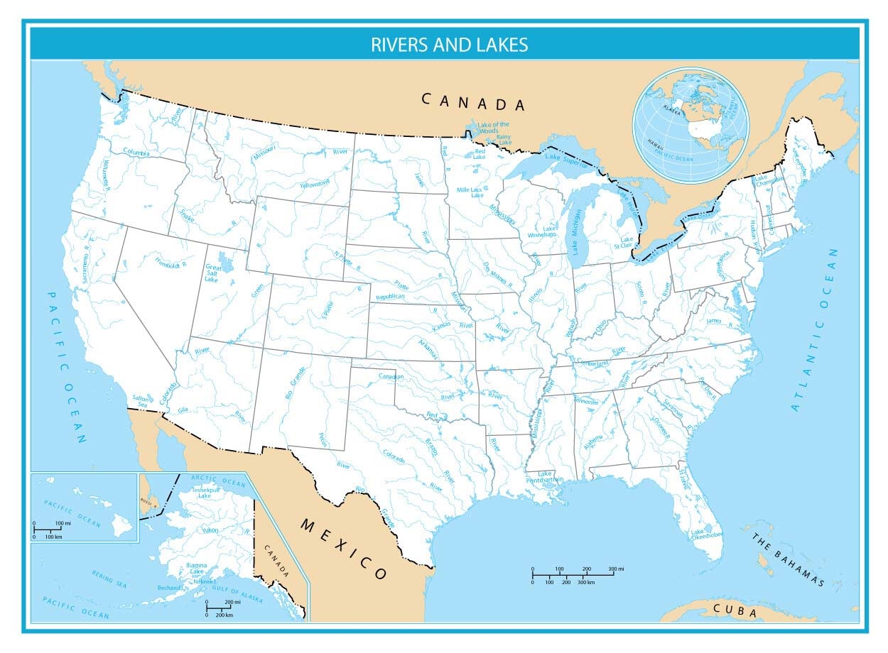 Printable Map Of Eastern United States