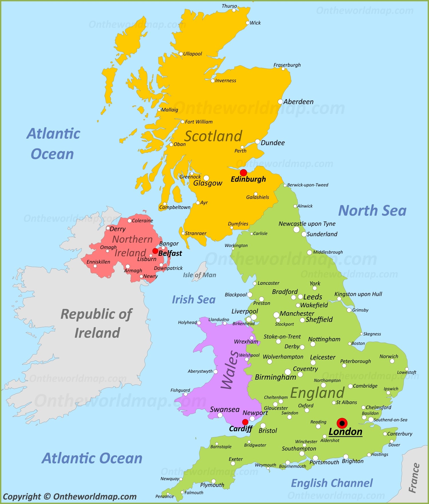 UK Map Discover United Kingdom With Detailed Maps Great Worksheets Library
