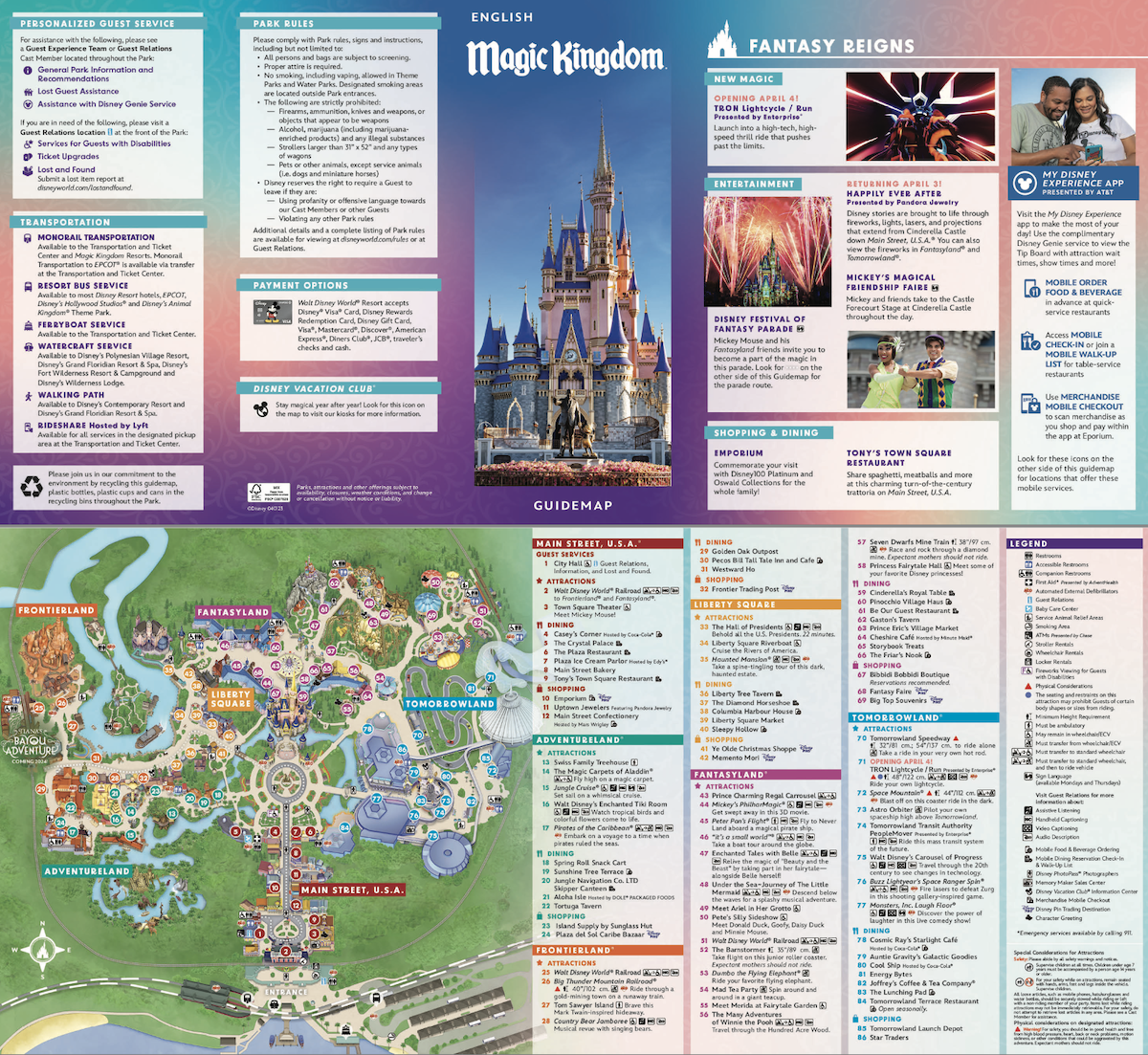 Printable Disney World Maps