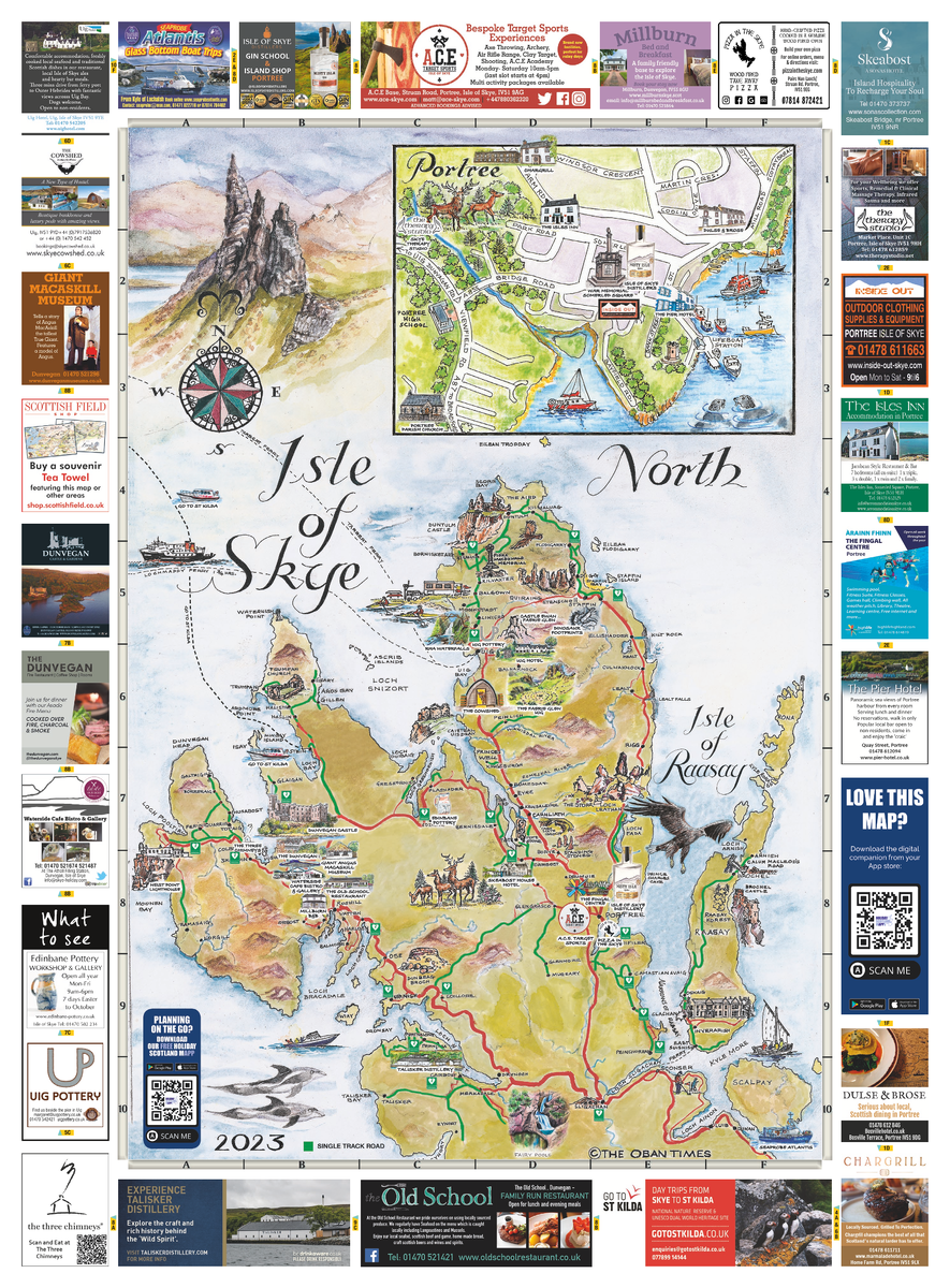 Printable Tourist Map Of Scotland