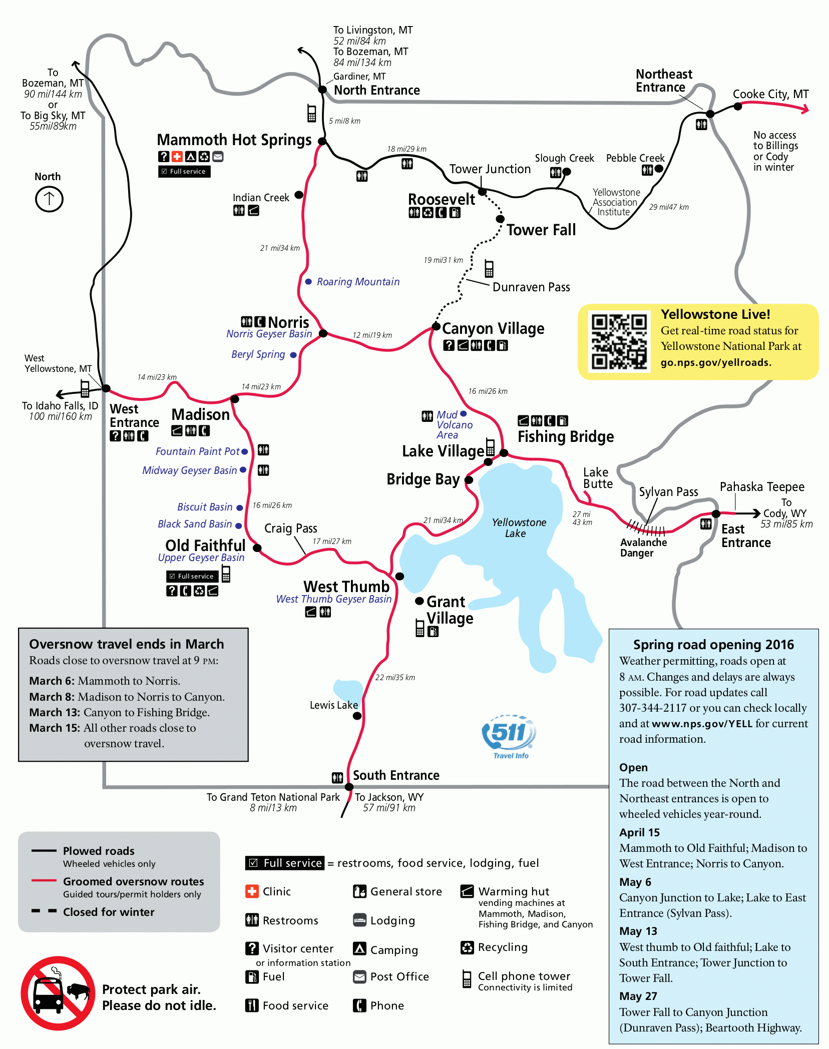 Yellowstone Maps NPMaps Just Free Maps Period 