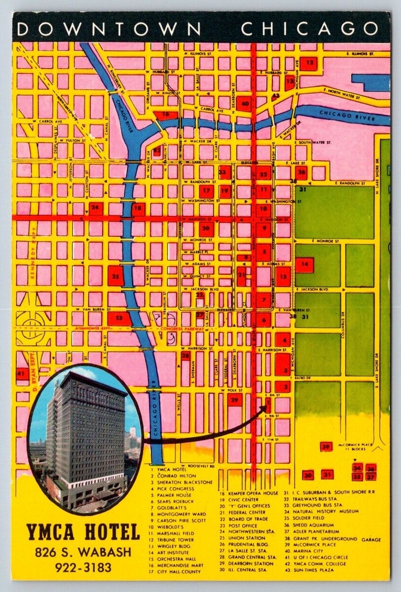 Printable Map Of Downtown Chicago