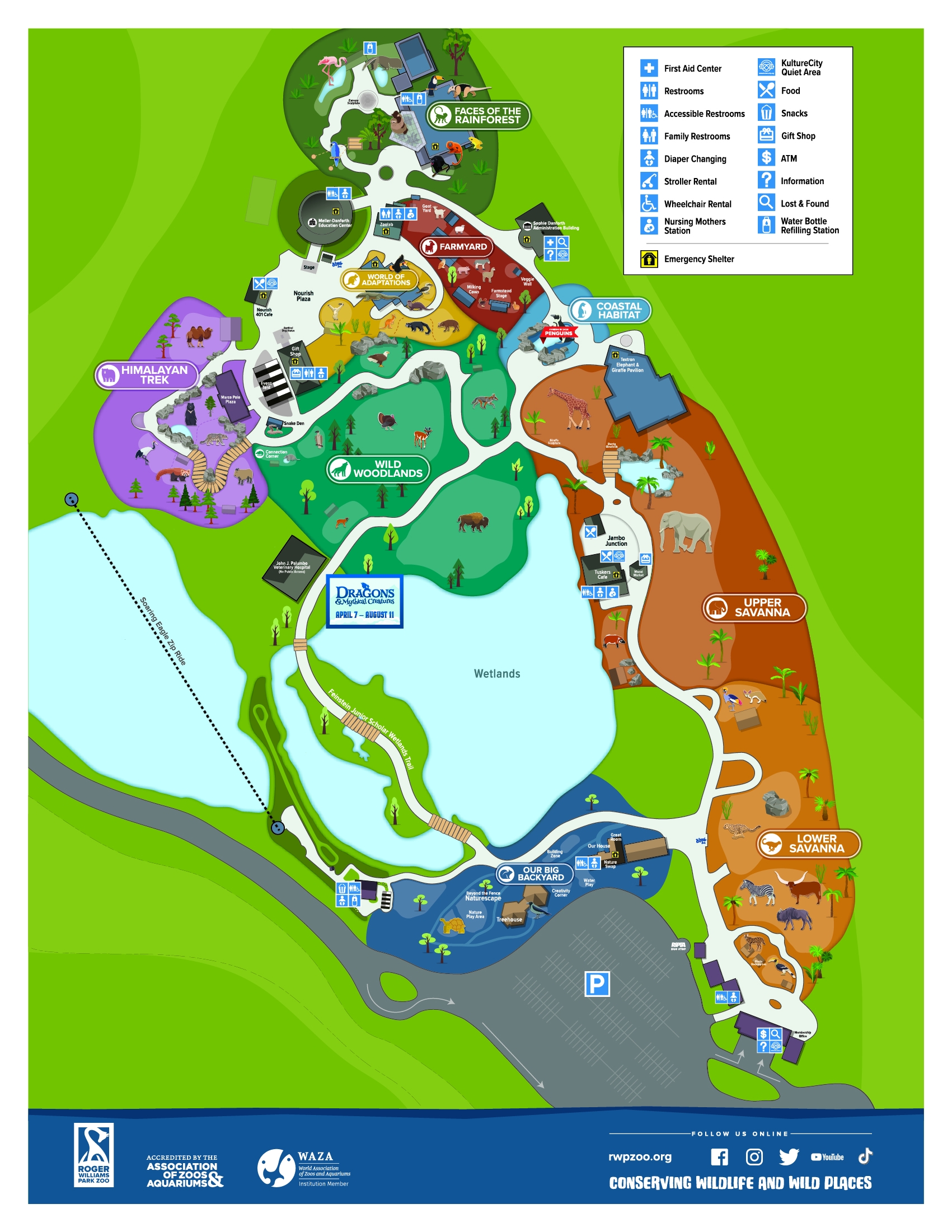 Printable Blank Zoo Map Template